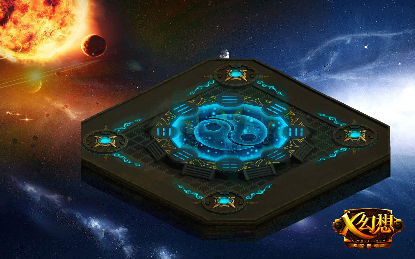 《X幻想》新玩法潮水试炼星空场景全图|综合讨